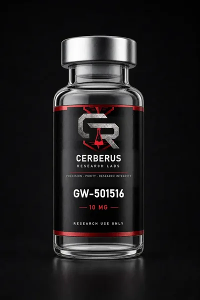 Cerberus Research Labs branded vial render for GW-501516 / Cardarine