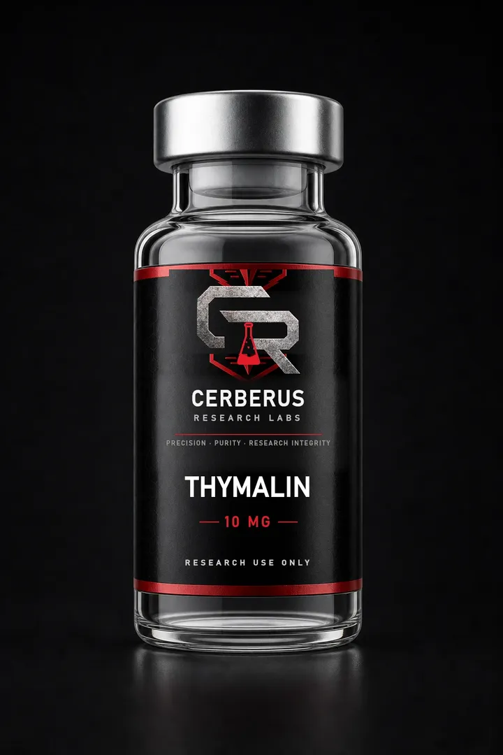 Cerberus Research Labs branded vial render for Thymalin